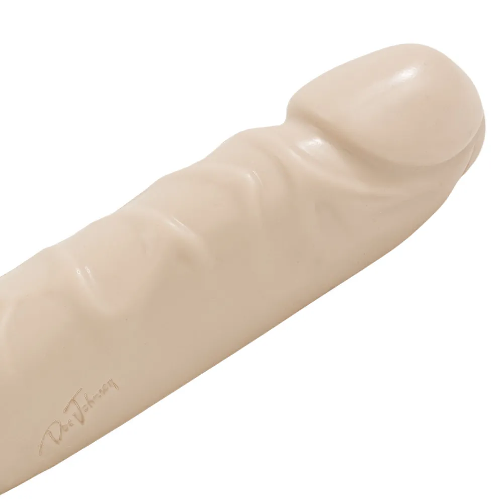 Jr Veined Double Header 12 Inch Dong Flesh Pink - Image 2