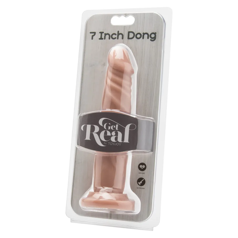 ToyJoy Get Real 7 Inch Dong Flesh Pink - Image 2
