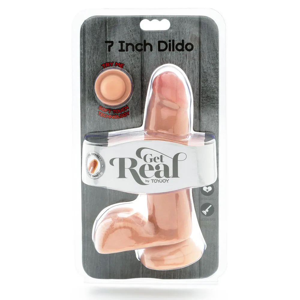 ToyJoy 7 Inch Get Real Dual Density Dildo - Image 3