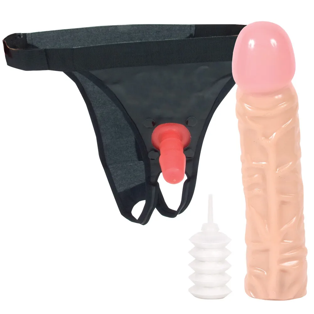 VacULock 8 Inch Classic Dong With Ultra Harness - Image 3