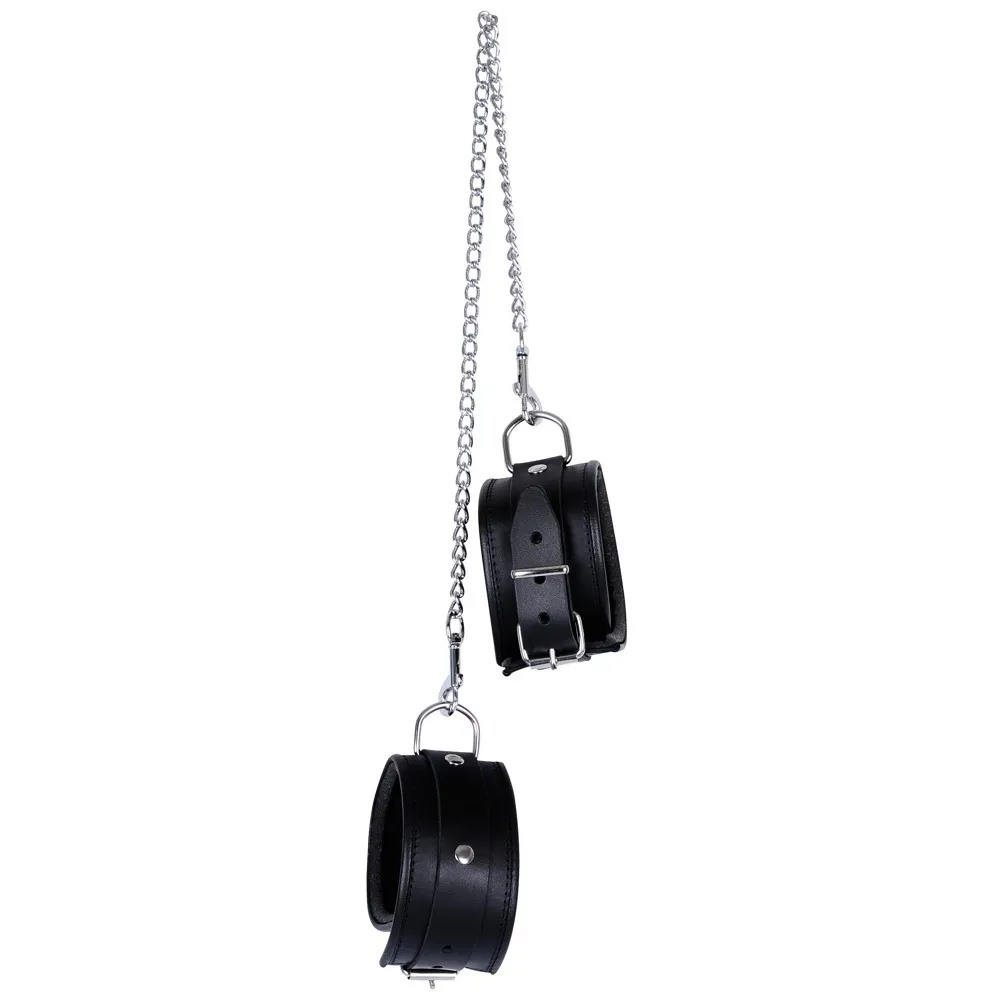 Zado Leather And Chain Ankle Leg Restraint - Image 2
