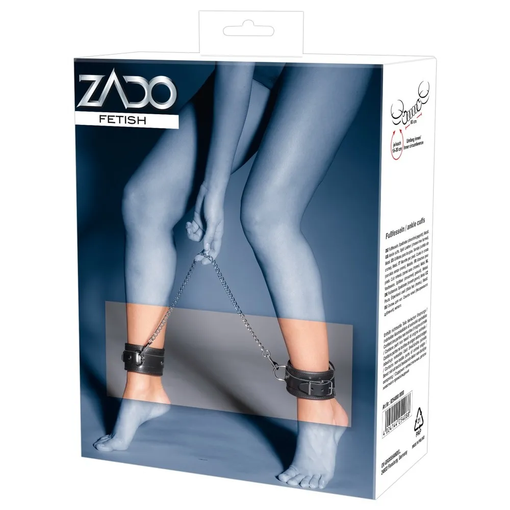 Zado Leather And Chain Ankle Leg Restraint - Image 4
