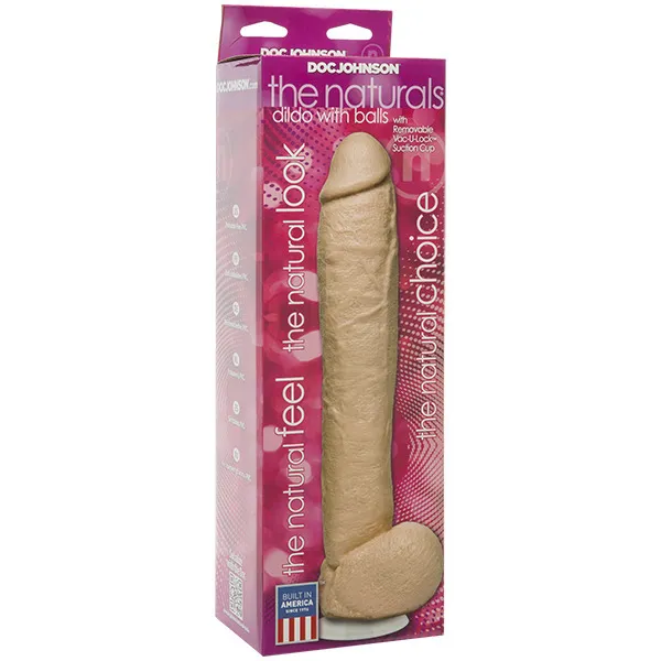 The Naturals 12 Inch Dong With Balls - Image 3