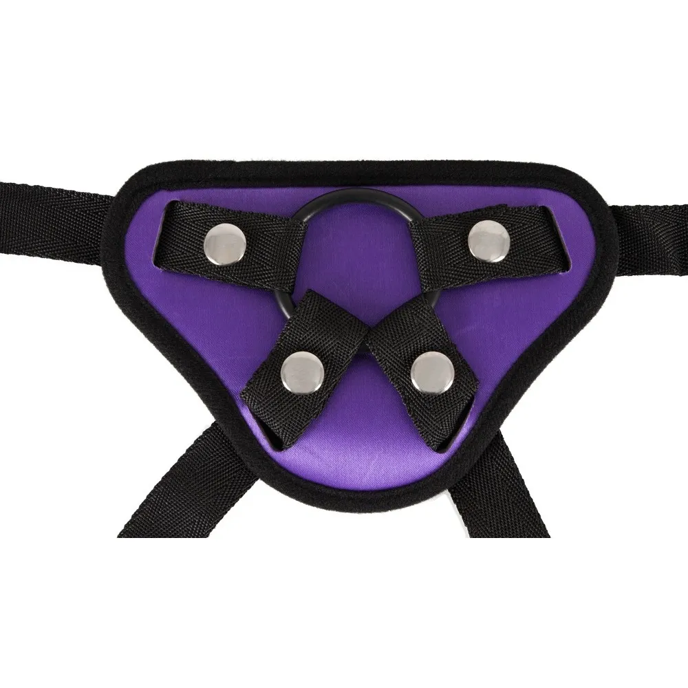 Purple And Black Universal Harness Strap On - Image 3