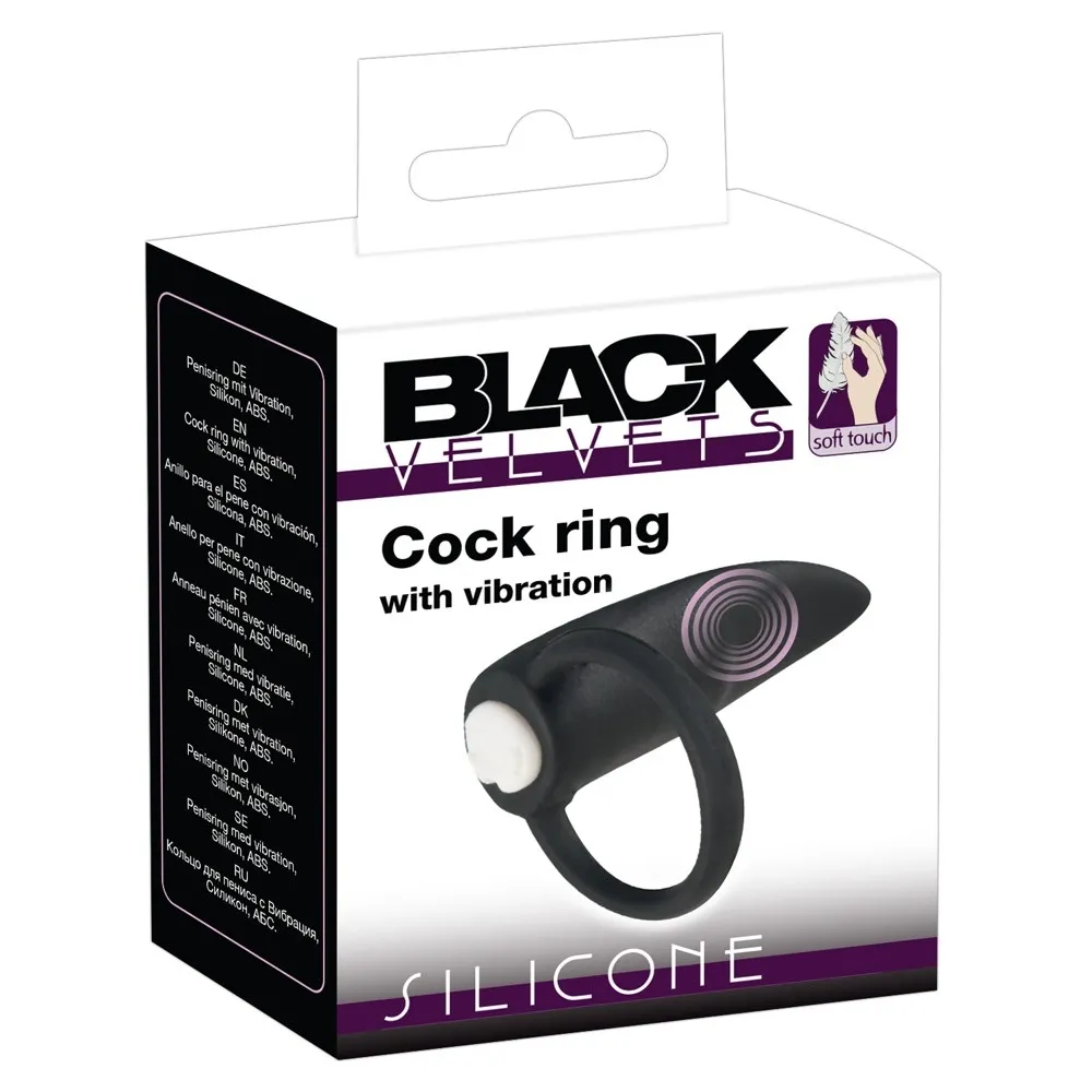 Black Velvets Vibrating Ring - Image 4
