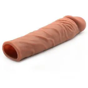 Penis Extender 7.4 Inches Flesh Brown - Image 2