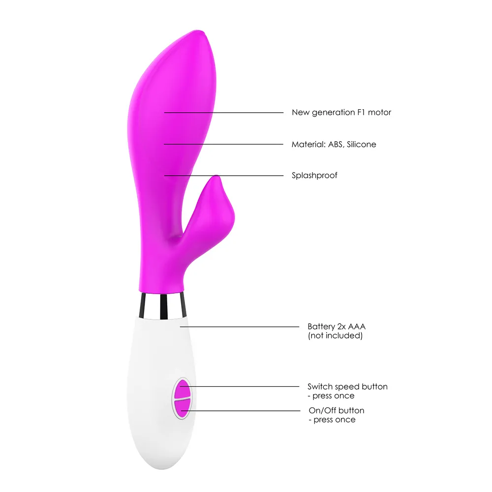Luminous Achelois Ultra Soft Clit Stim Vibe Fuchsia - Image 2