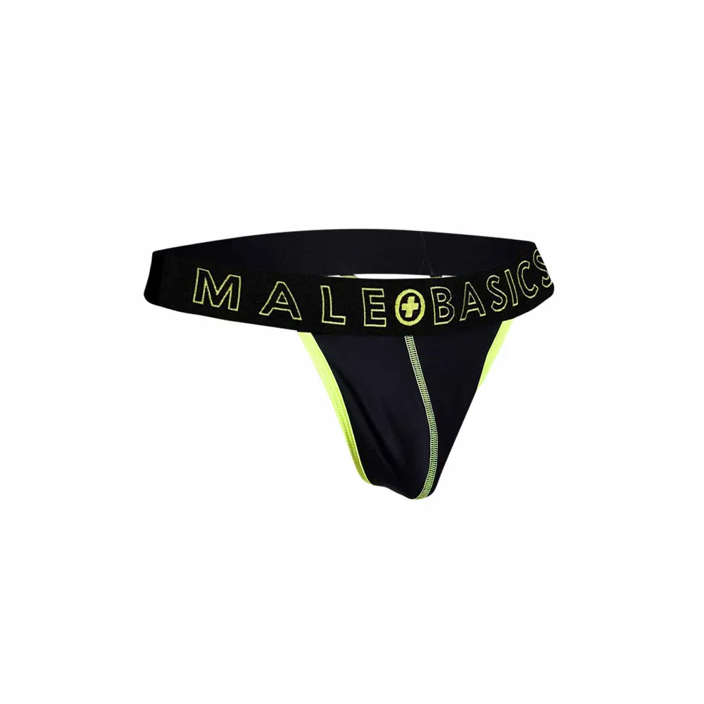Male Basics Neon Thong Yellow - Image 3