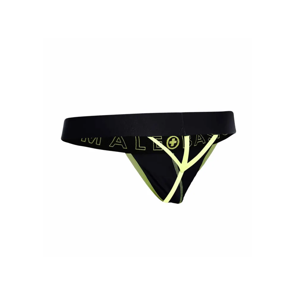 Male Basics Neon Thong Yellow - Image 4