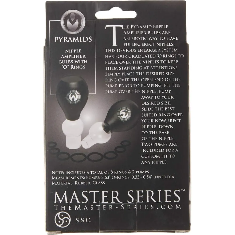 Master Series Nipple Amplifier Enlargement Bulbs With O Rings - Image 4