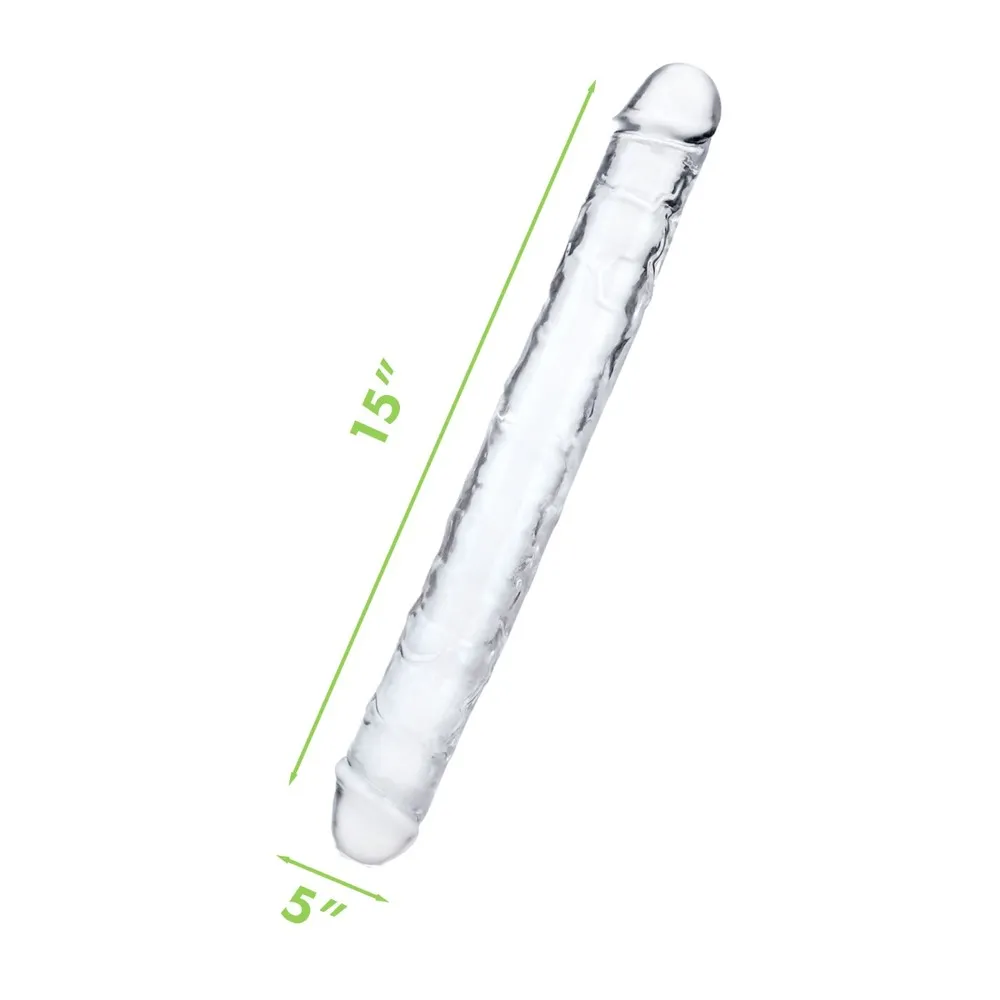 Me You Us Ultra Double Dildo 15 Inches - Image 2