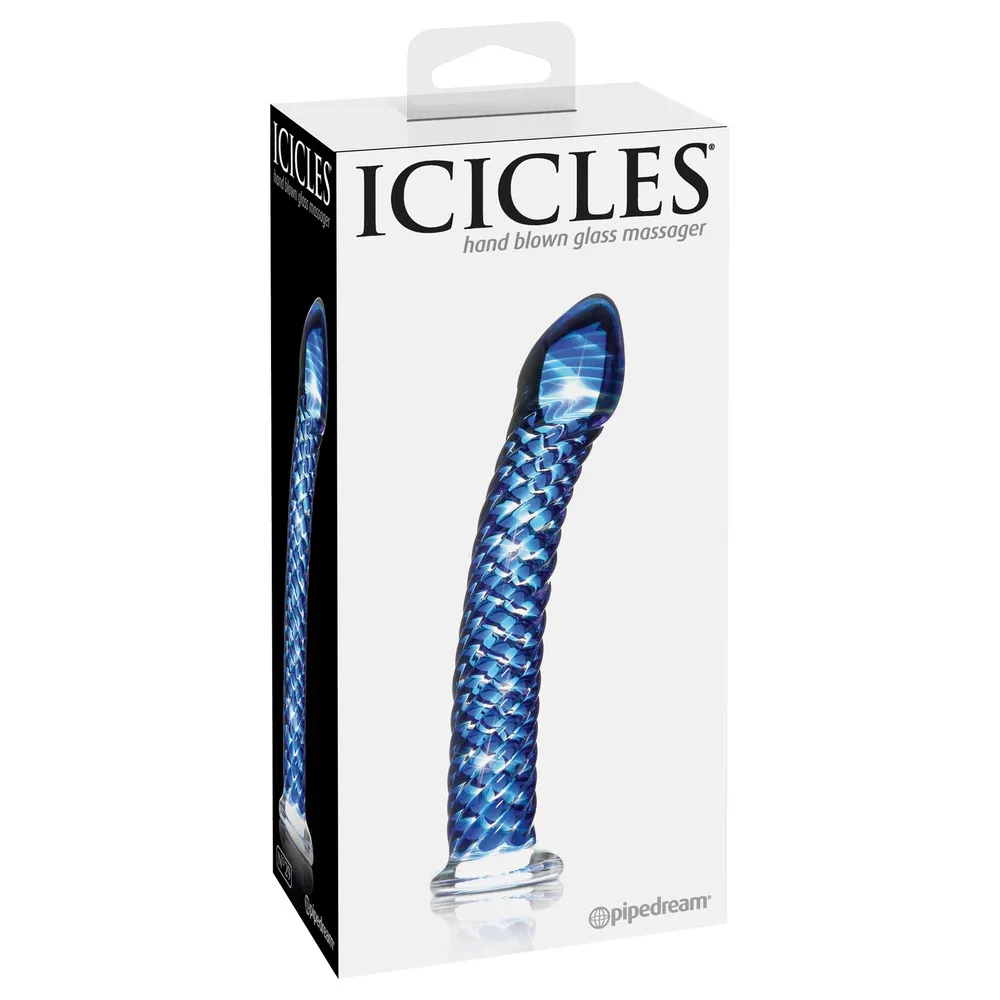 Icicles 29 Hand Blown Glass Massager - Image 4