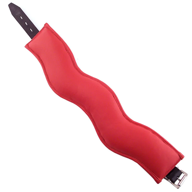 Rouge Garments Black And Red Padded Posture Collar - Image 2