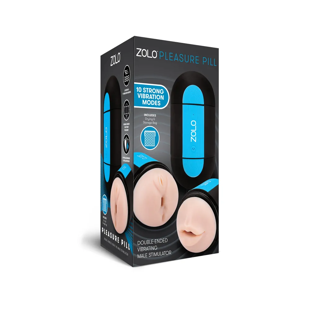 Zolo Pleasure Pill Double Ended Vibrating Masturbator - Image 2