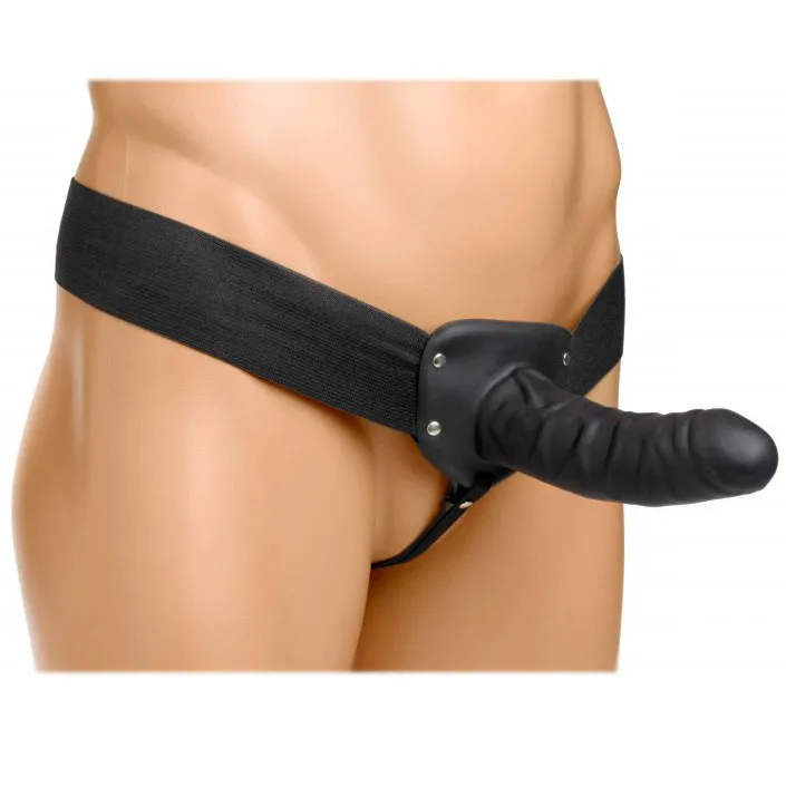 Size Matters Erection Assist Hollow Dildo Strap On - Image 3