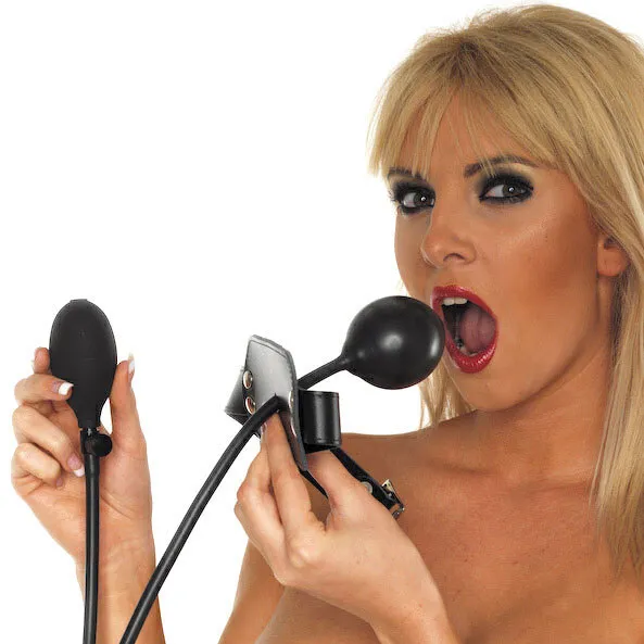 Leather Inflatable Gag - Image 4